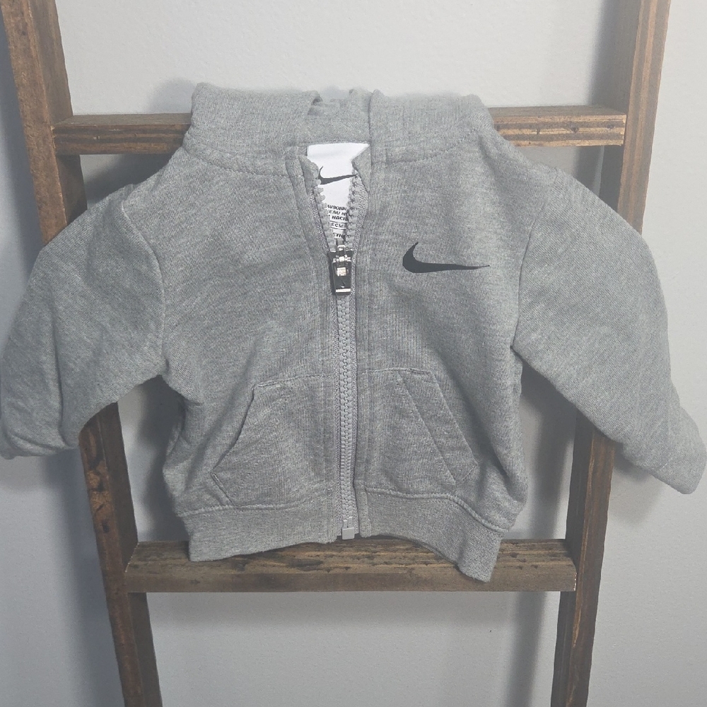 Nike Kids Heather Gray Hoodie